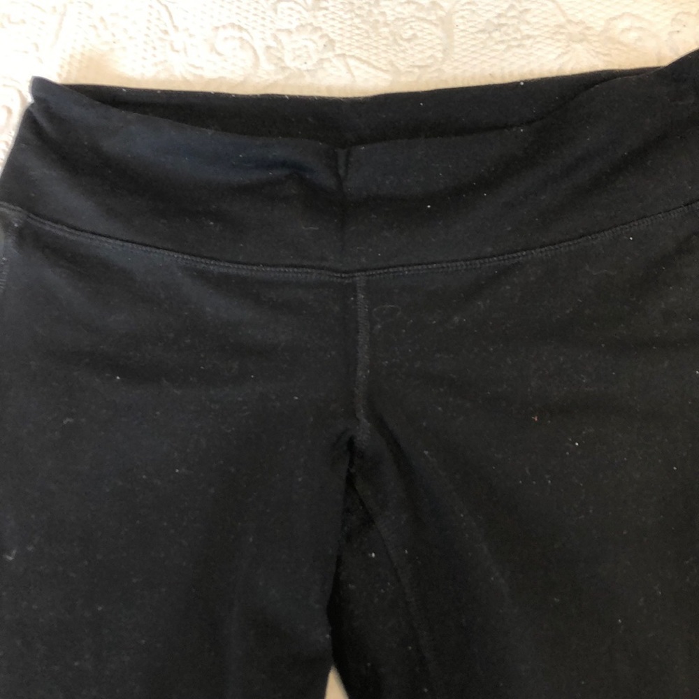 Champion black leggings with detailed inserts